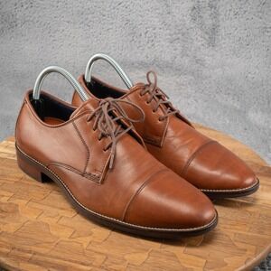 Cole Haan Men's Lenox Hill Cap Toe Oxford British Tan C11632 Men's 7.5 M